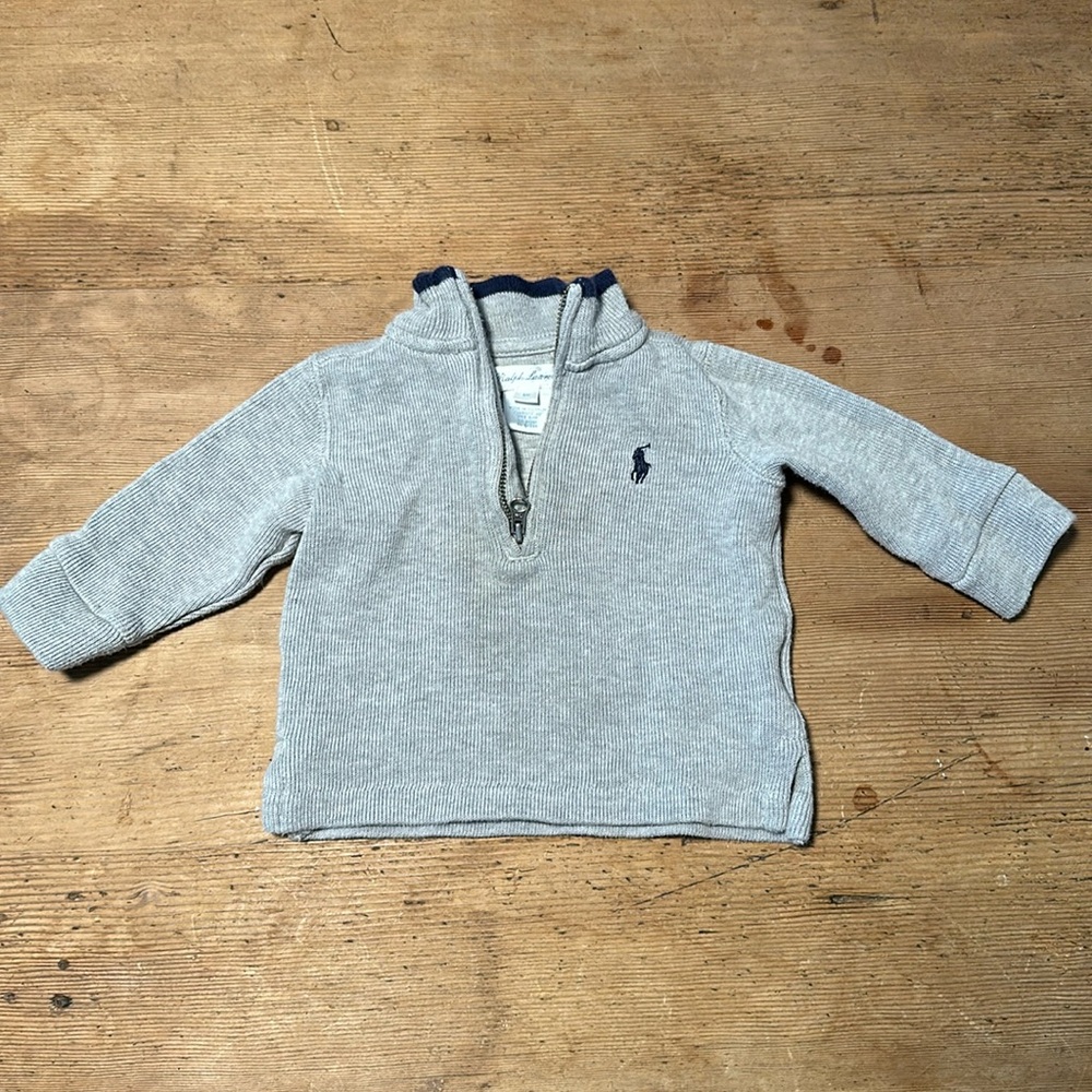 RALPH LAUREN HALF ZIP
